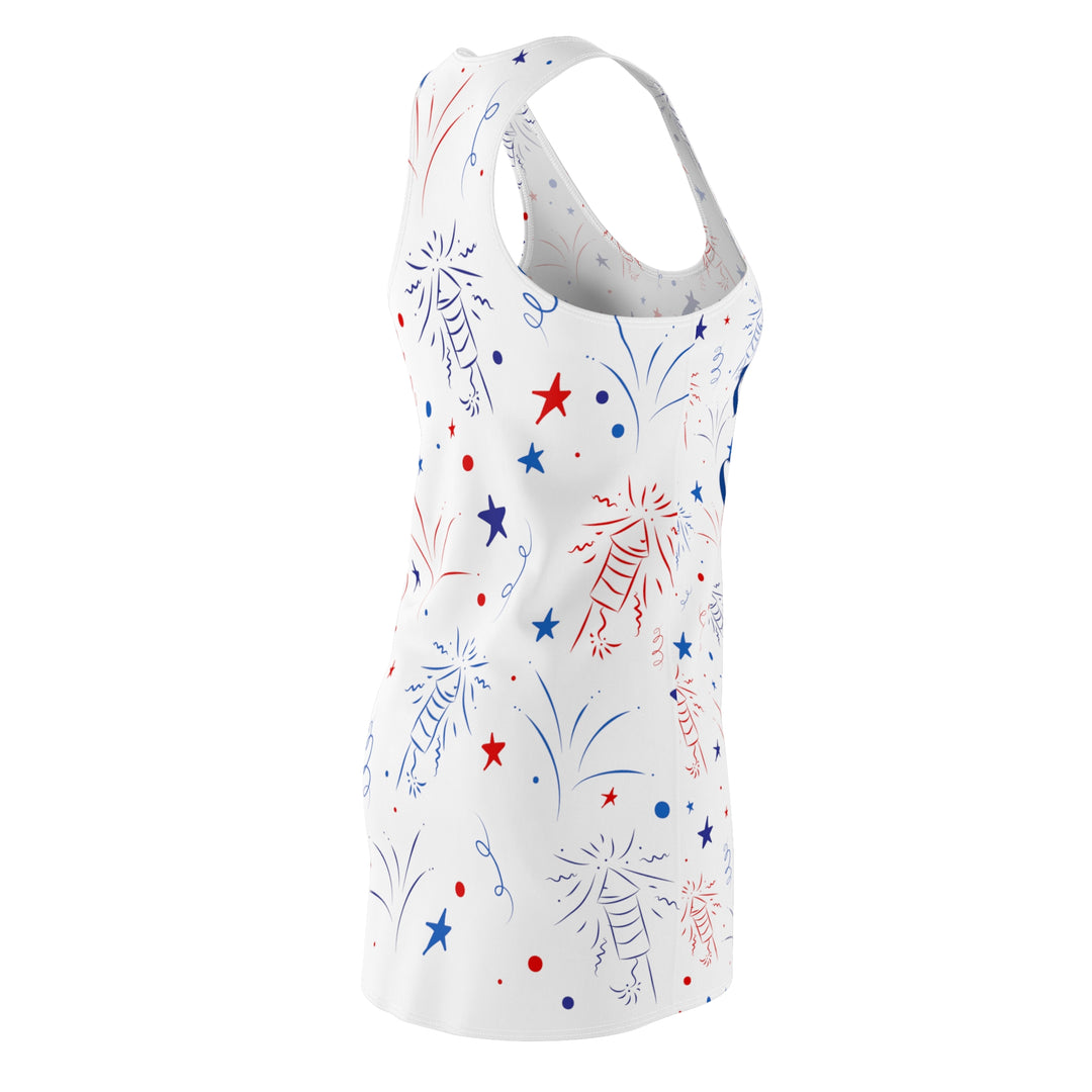 Hello Cupcake Women's Cut & Sew Racerback Dress (AOP)
