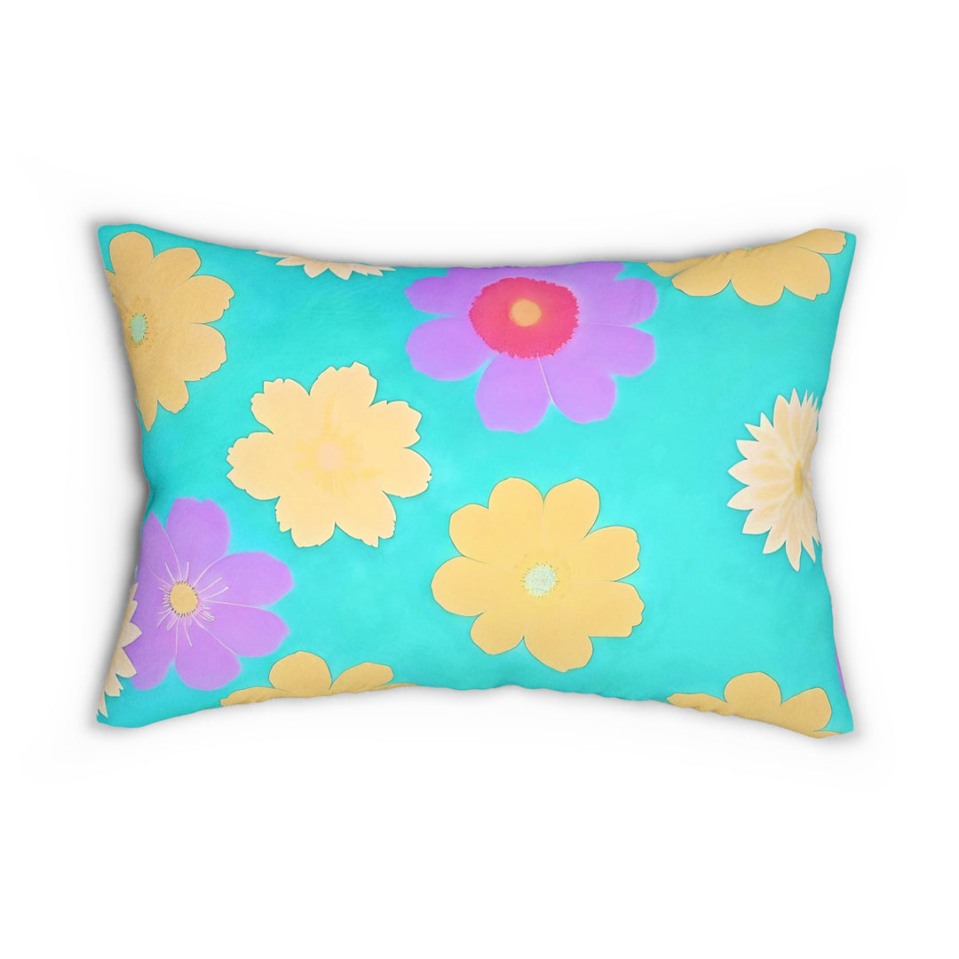 Flower power style 5 Spun Polyester Lumbar Pillow