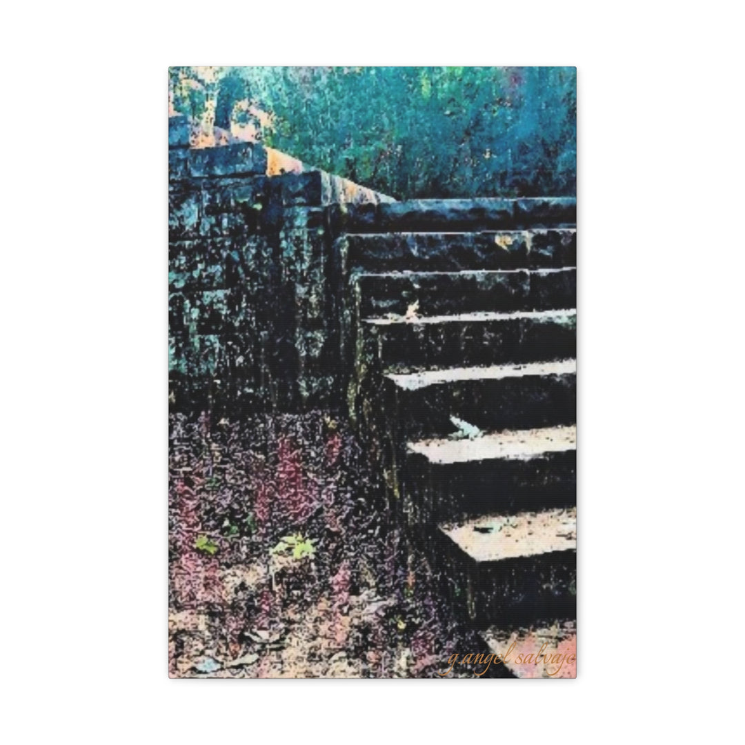 Take the High Road in pastels Canvas Gallery Wraps
