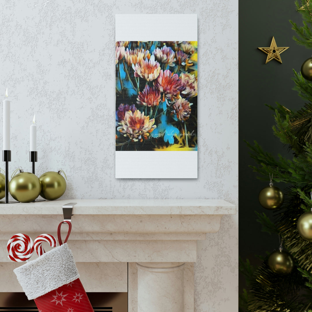 Corinthian Mums Canvas Gallery Wraps