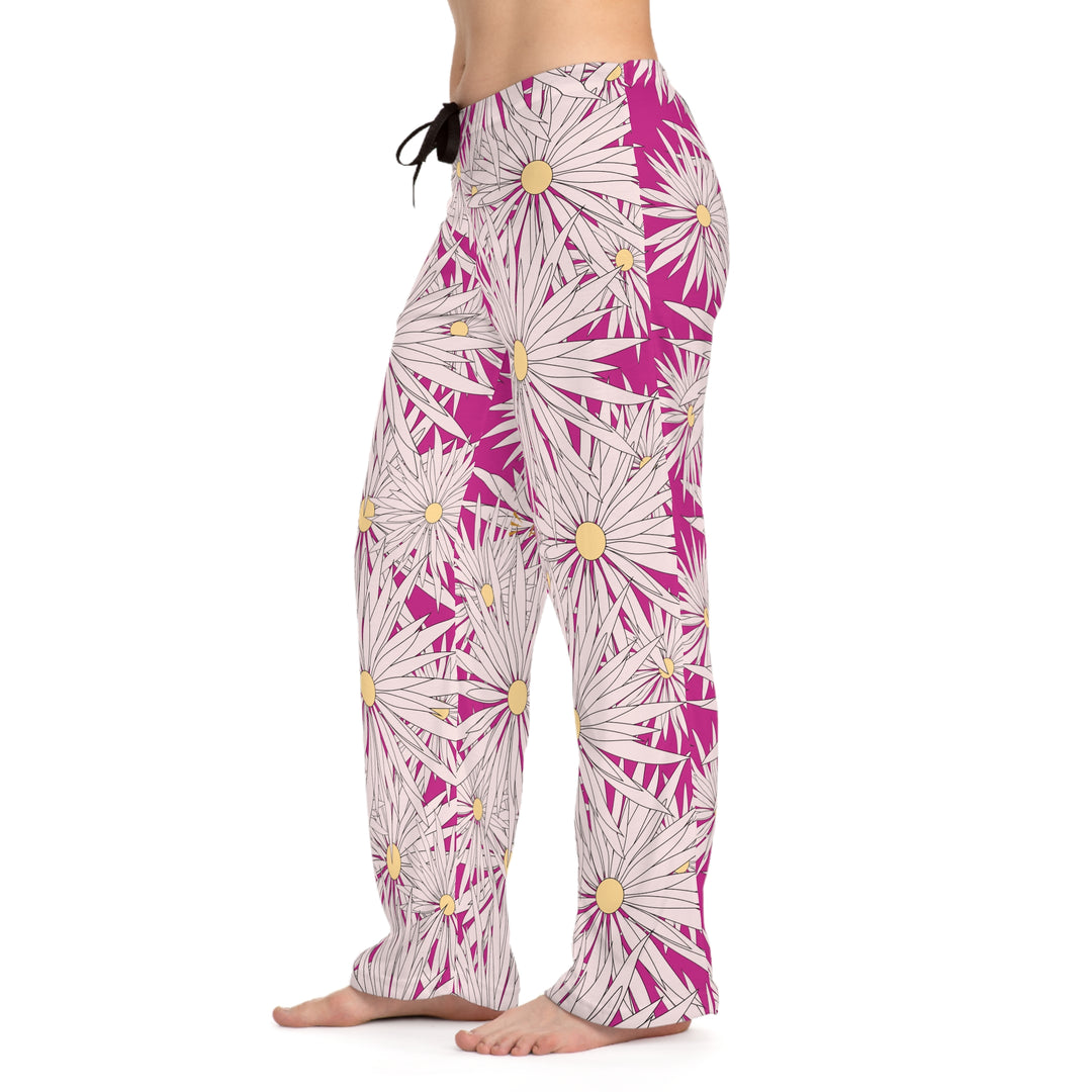 Flower Powered Women's Pajama Pants (AOP)