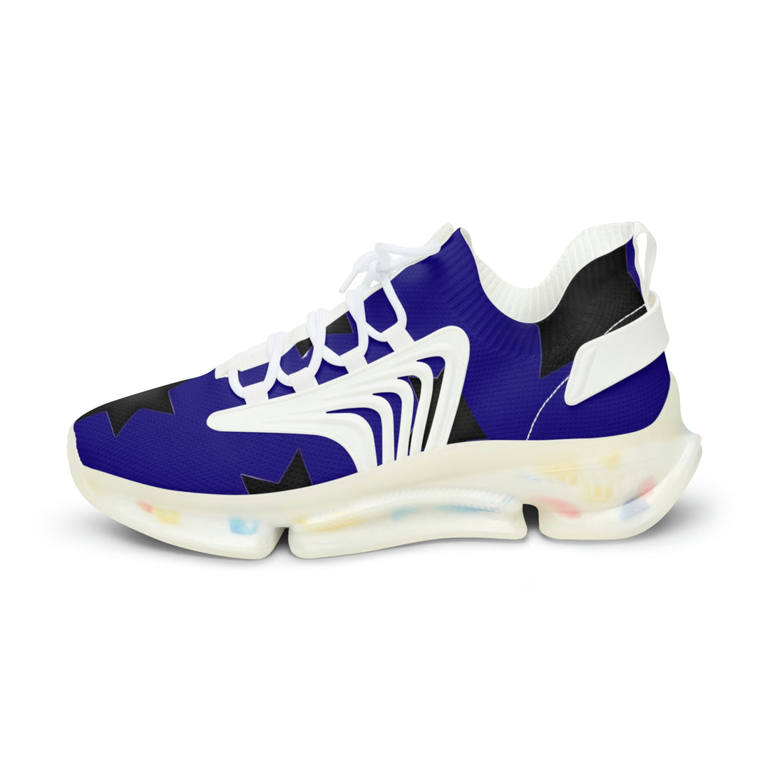 Gatlin'sBlue w/black stars Mesh Sneakers