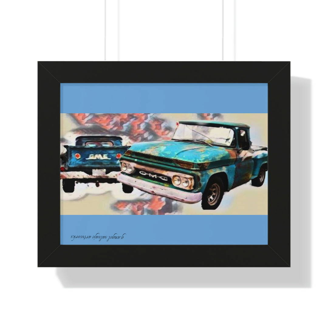1963 GMC Framed Horizontal Poster