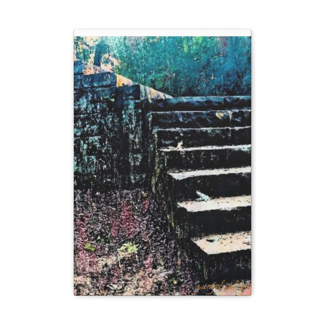 Take the High Road in pastels Canvas Gallery Wraps