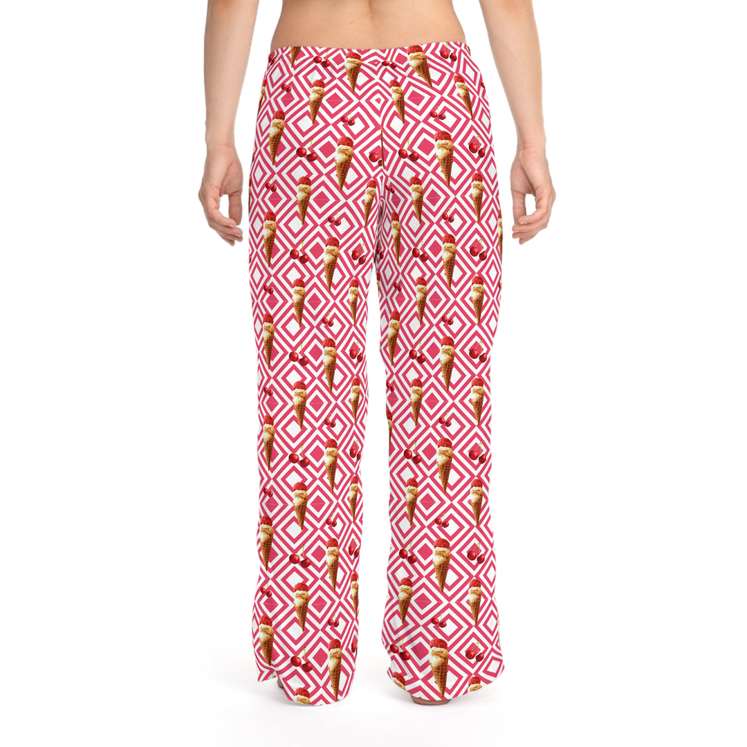 Ice cream cones Women's Pajama Pants (AOP)