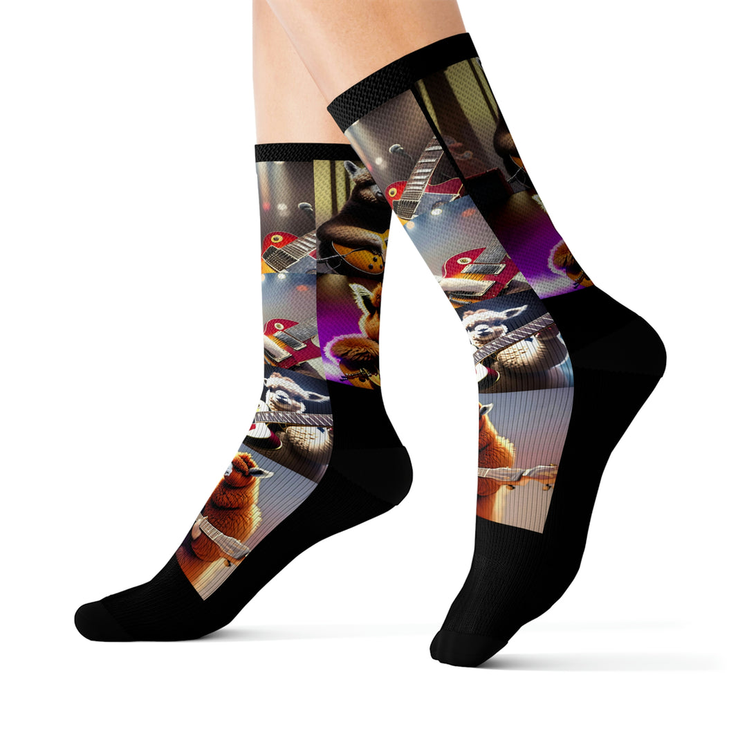 I am Alpaca'n Sublimation Socks