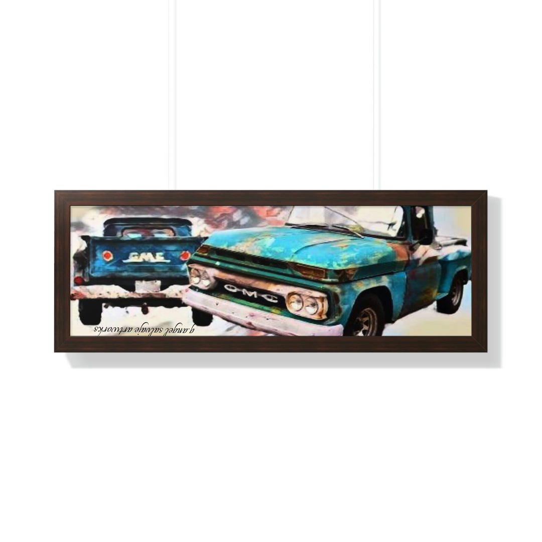 1963 GMC Framed Horizontal Poster