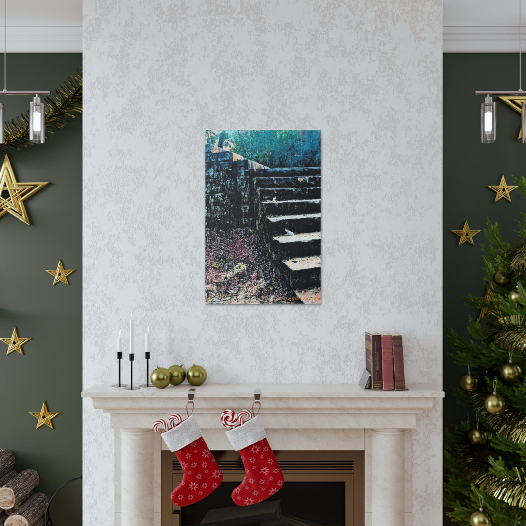 Take the High Road in pastels Canvas Gallery Wraps