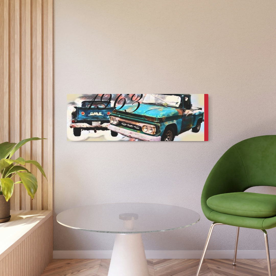 1963 gmc v6 Metal Art Sign