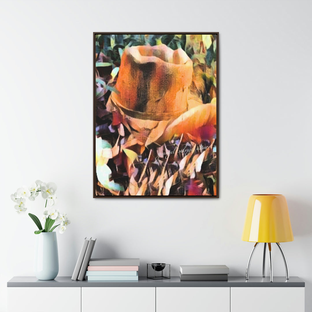 A Man's Hat Gallery Canvas Wraps, Vertical Frame