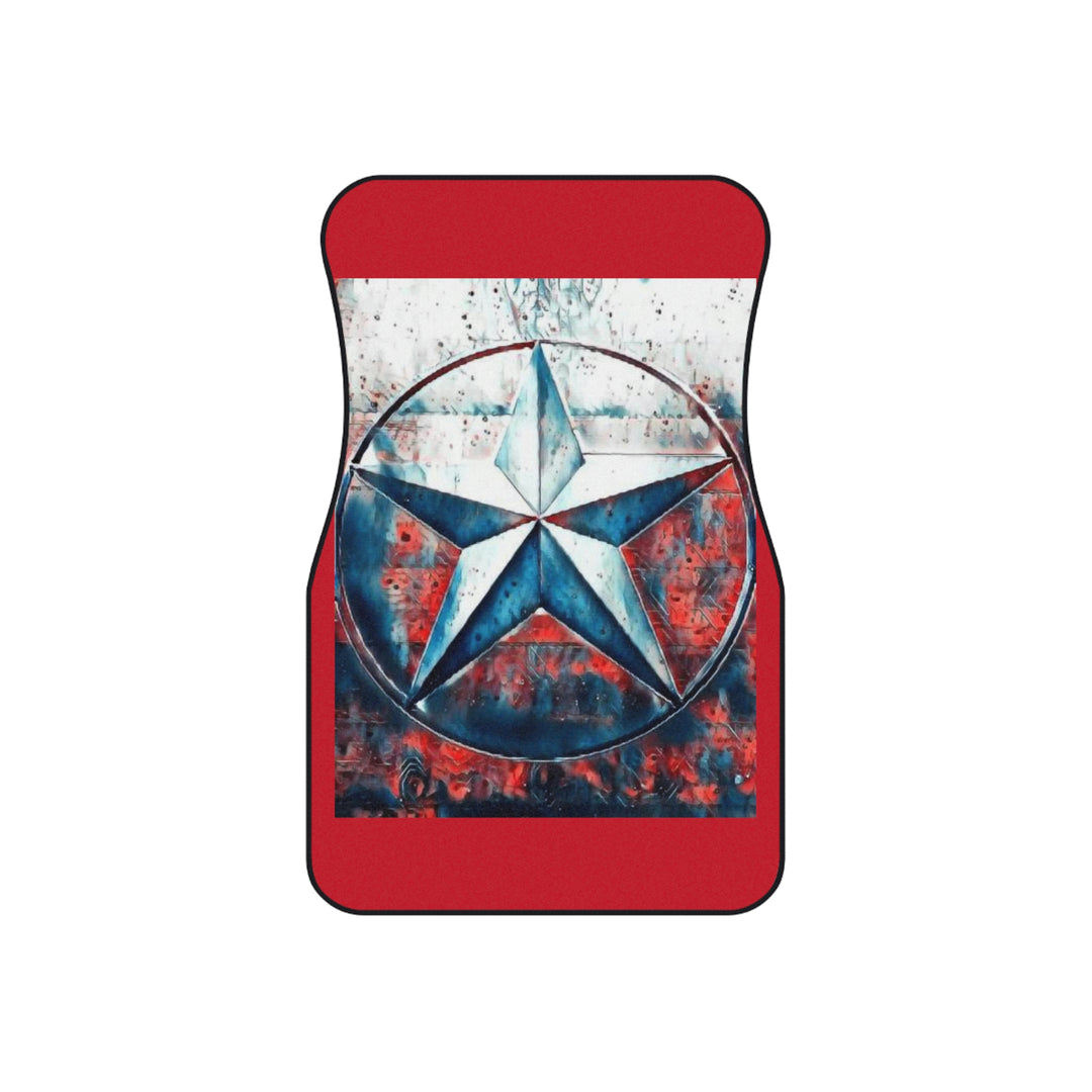 Texas Star on Red Mats (Set of 4)