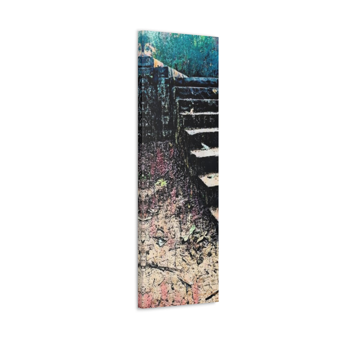Take the High Road in pastels Canvas Gallery Wraps
