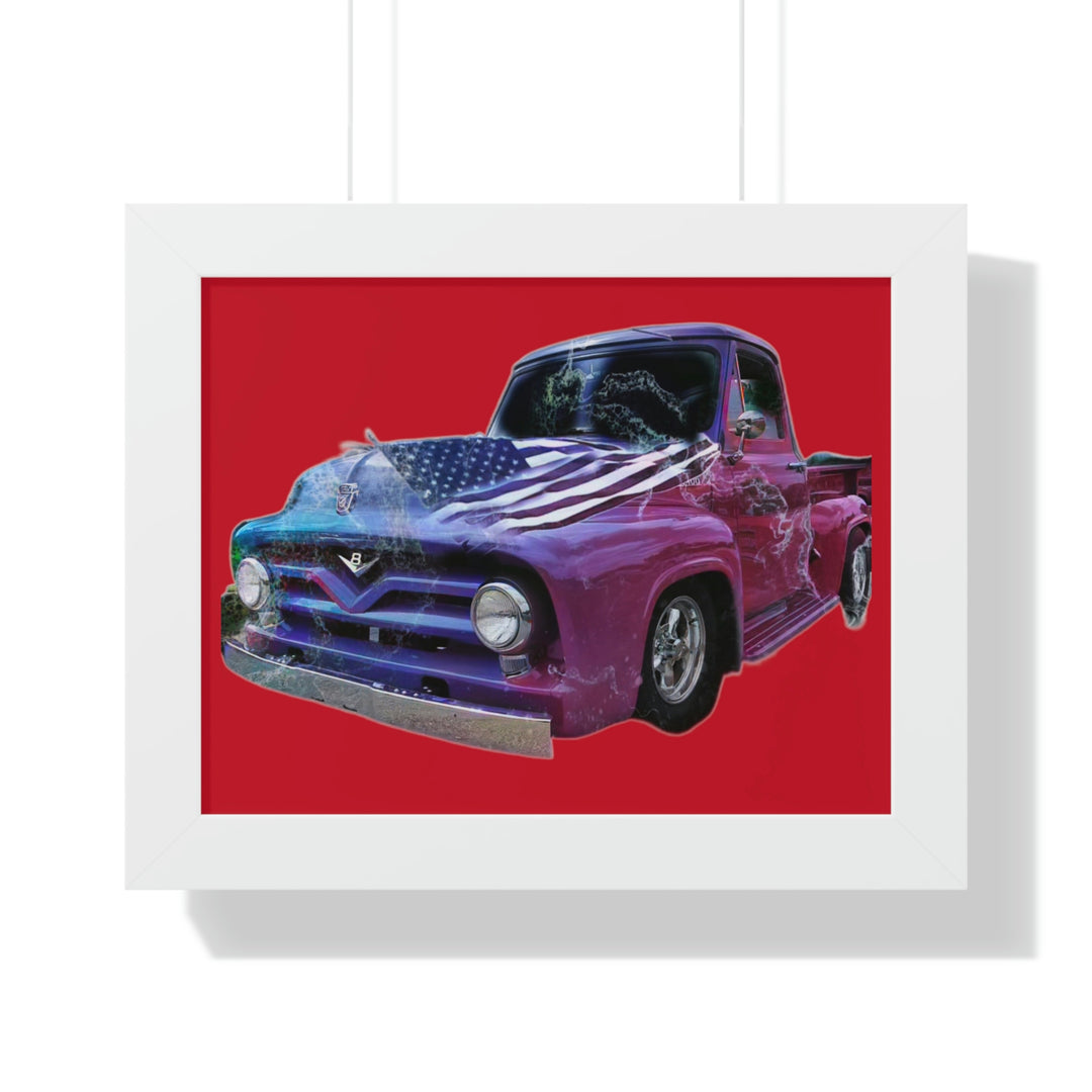 1956 Ford Truck Framed Horizontal Poster