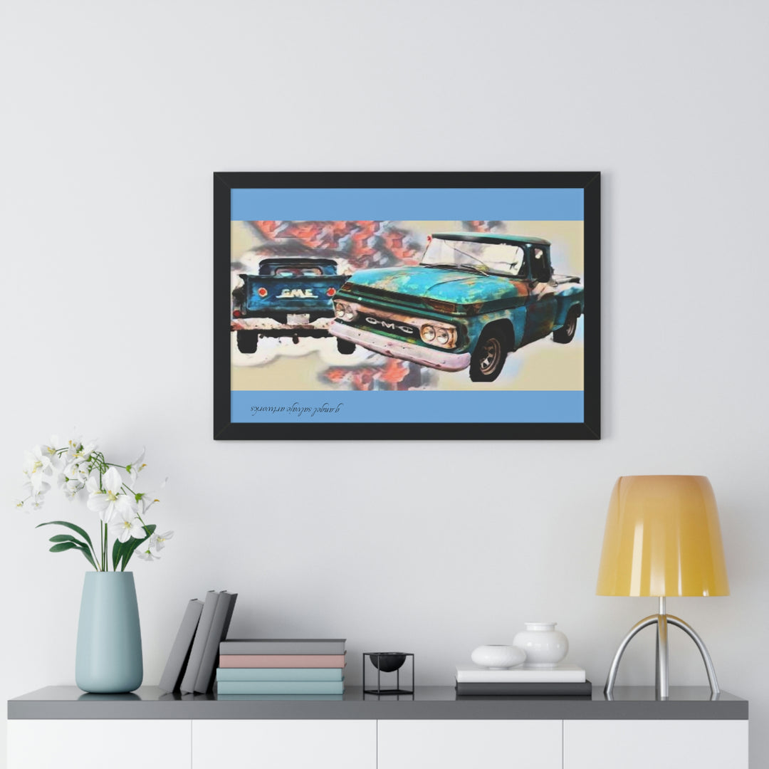 1963 GMC Framed Horizontal Poster