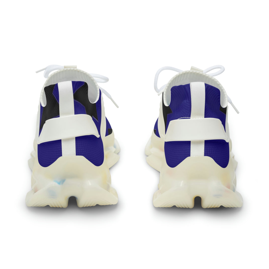 Gatlin'sBlue w/black stars Mesh Sneakers