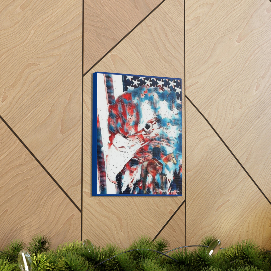 America Strong and Free Canvas Gallery Wraps