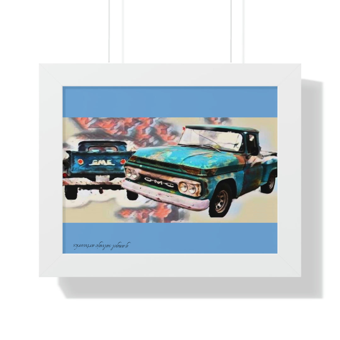 1963 GMC Framed Horizontal Poster