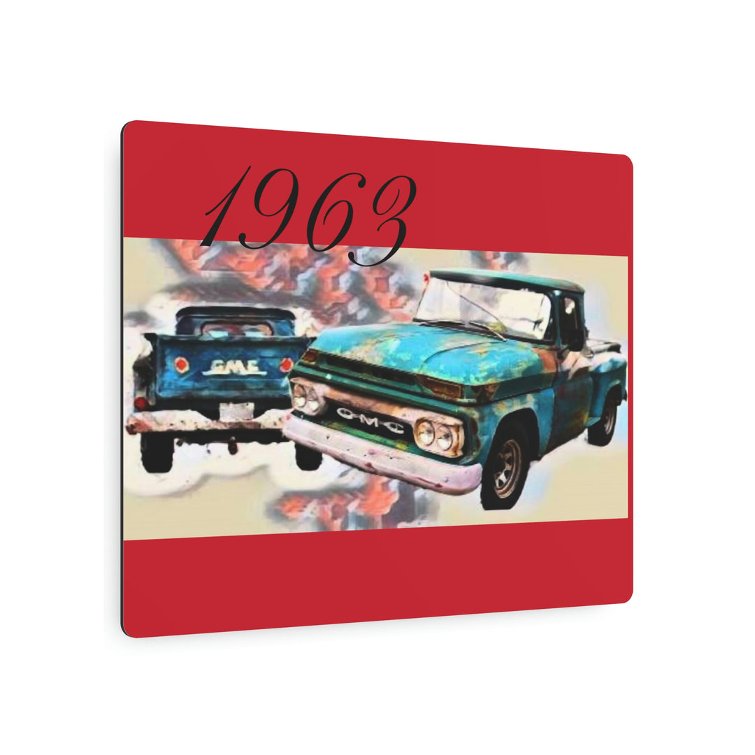 1963 gmc v6 Metal Art Sign