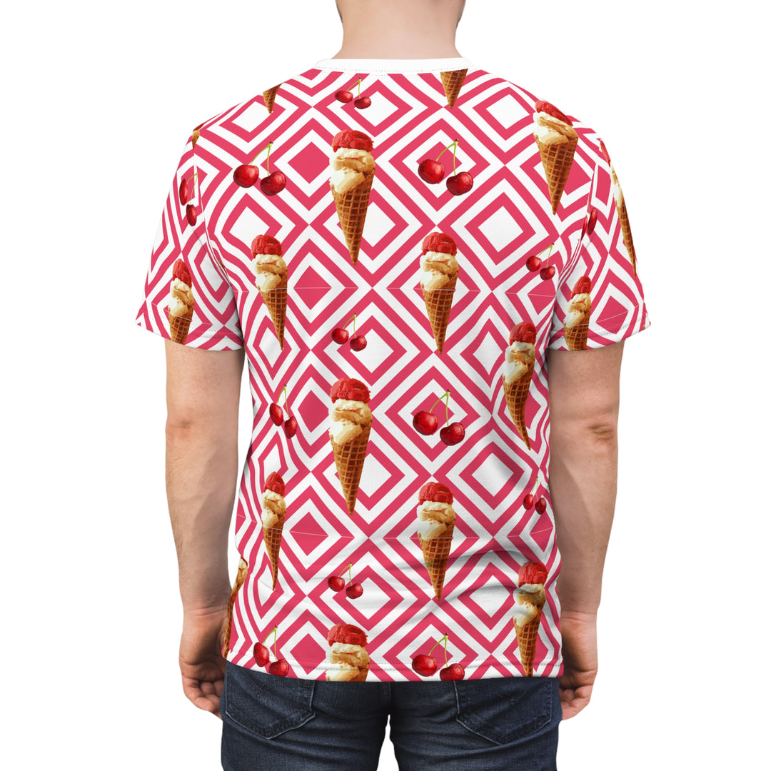 Chill out ice cream Unisex Cut & Sew Tee (AOP)