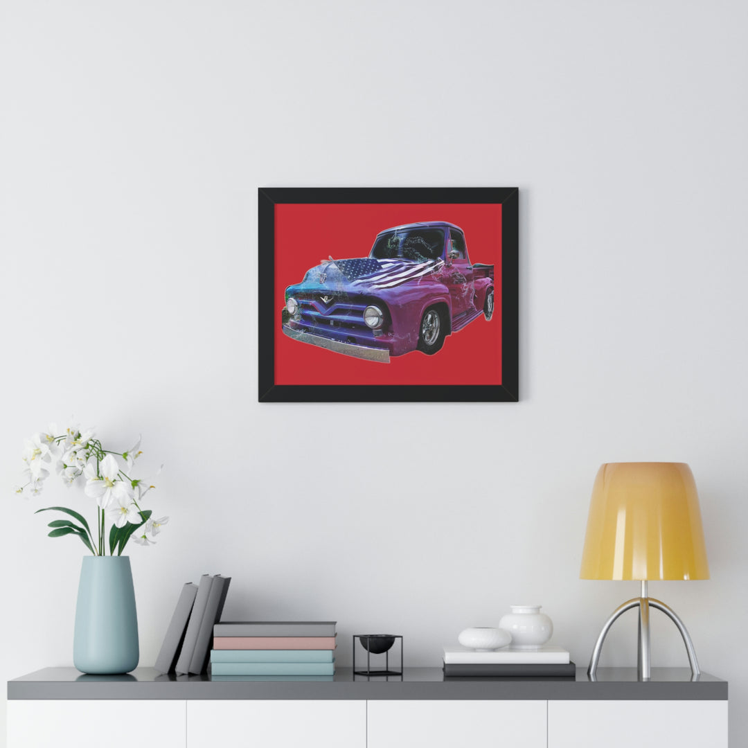1956 Ford Truck Framed Horizontal Poster