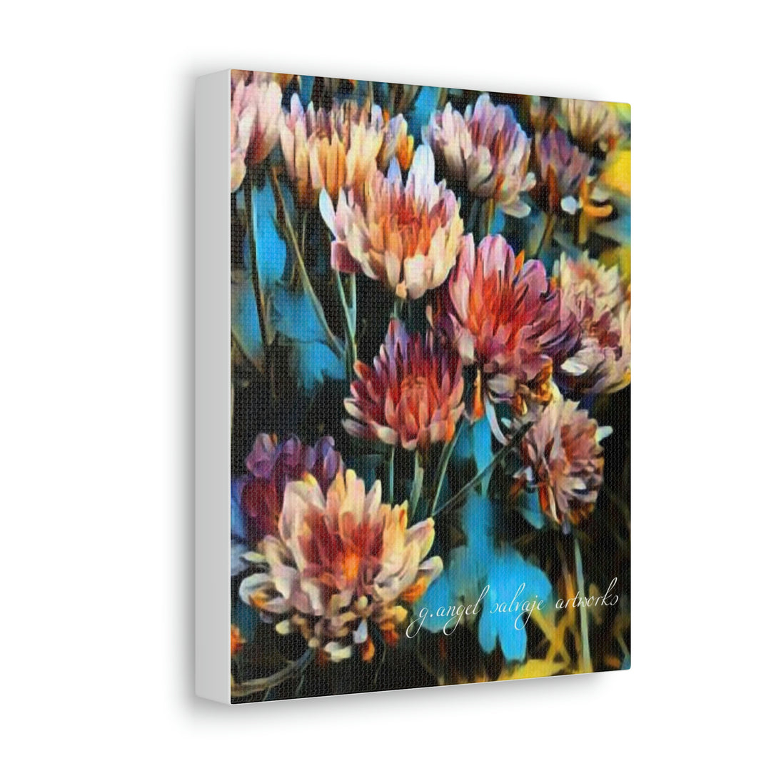 Corinthian Mums Canvas Gallery Wraps