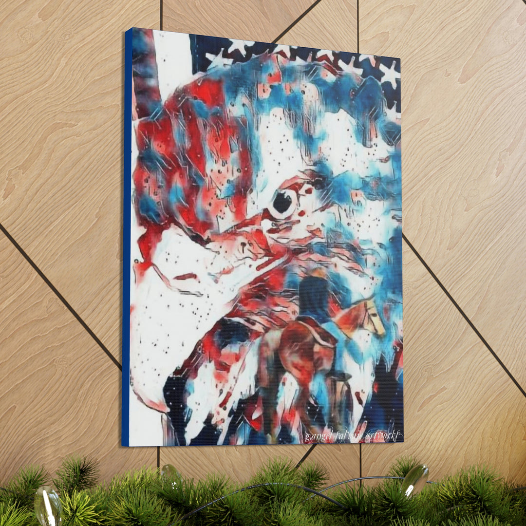America Strong and Free Canvas Gallery Wraps