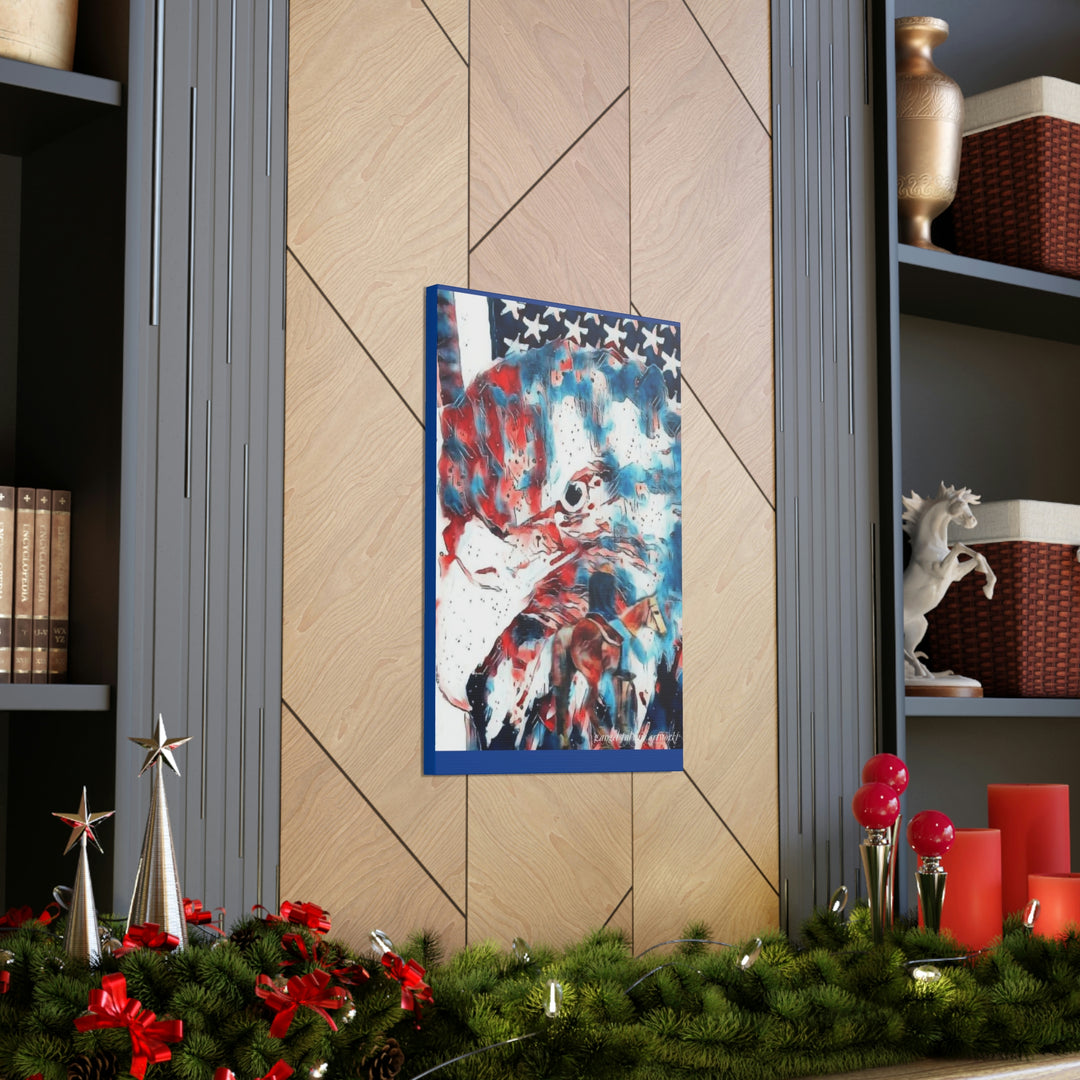America Strong and Free Canvas Gallery Wraps