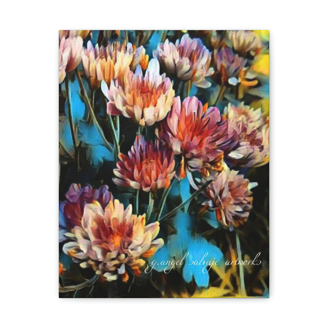Corinthian Mums Canvas Gallery Wraps