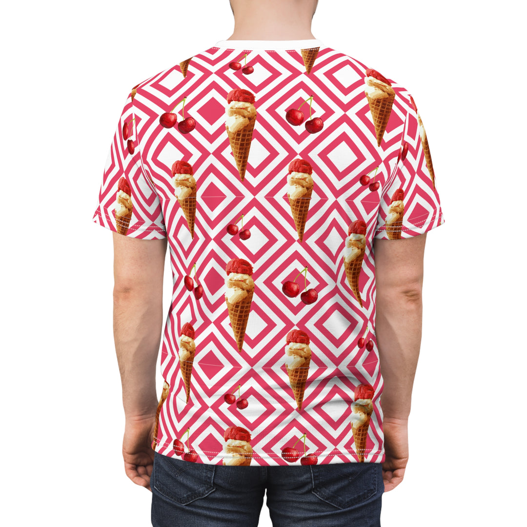 Chill out ice cream Unisex Cut & Sew Tee (AOP)