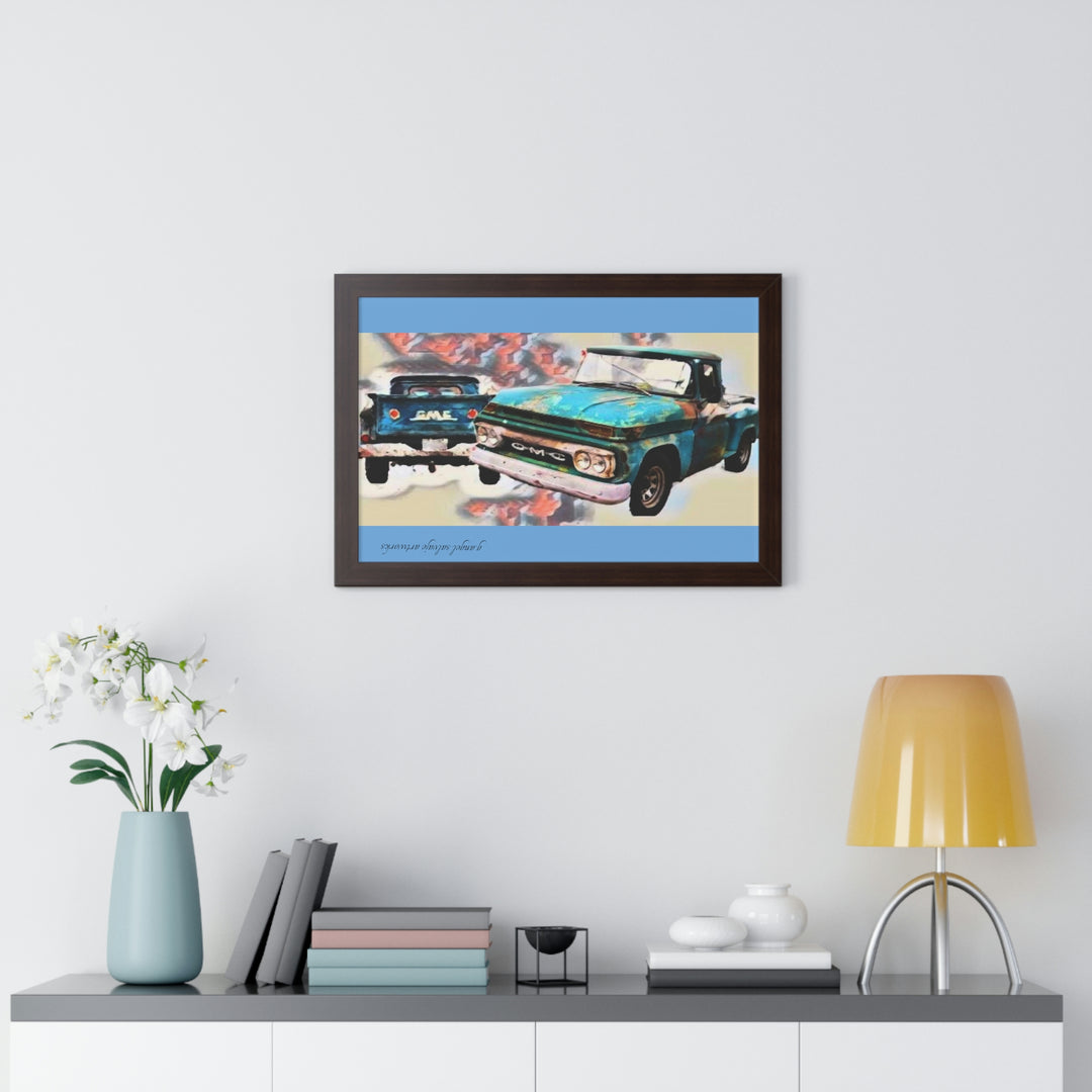 1963 GMC Framed Horizontal Poster