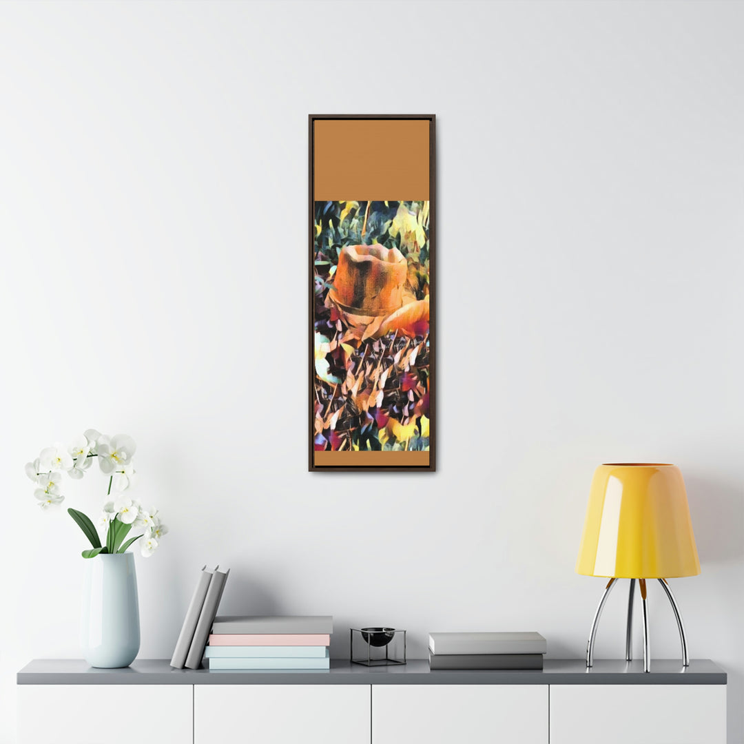 A Man's Hat Gallery Canvas Wraps, Vertical Frame