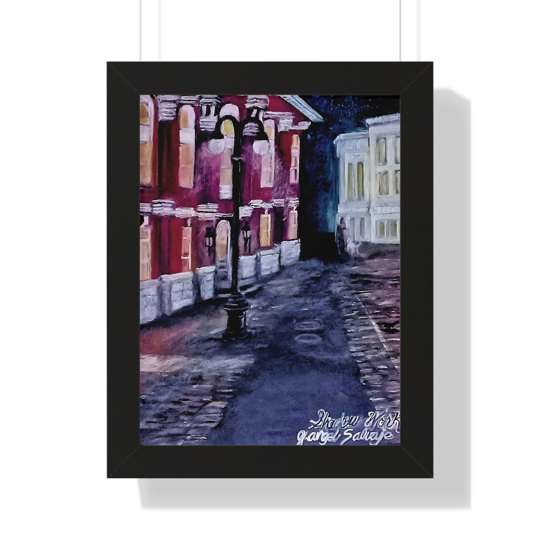 Shadow Work Framed Vertical Poster