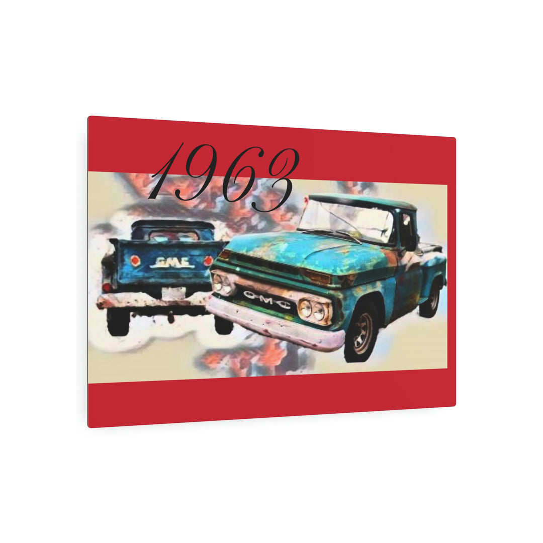 1963 gmc v6 Metal Art Sign