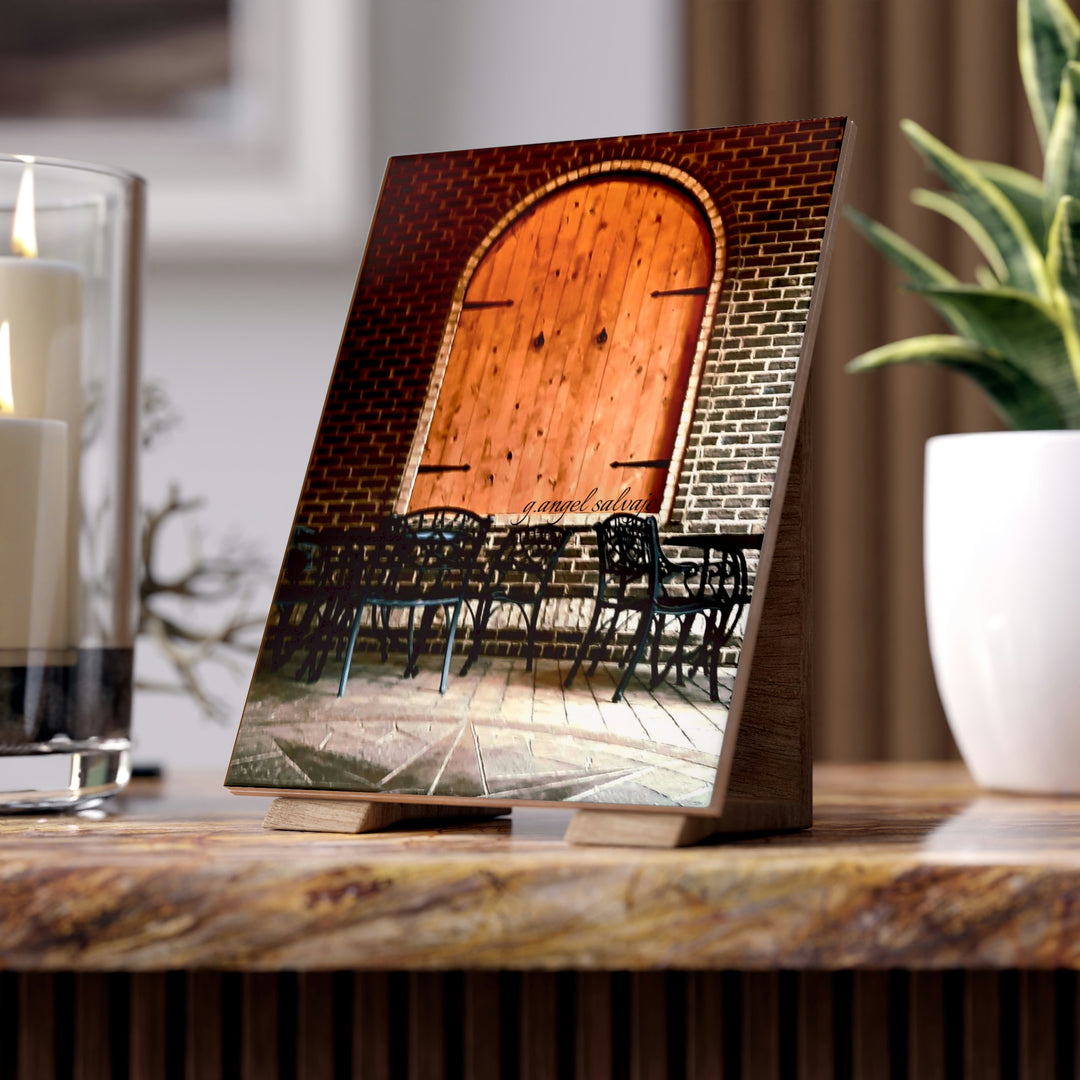 The Red Clay Table, Sheffield, AL, Ceramic Photo Tile