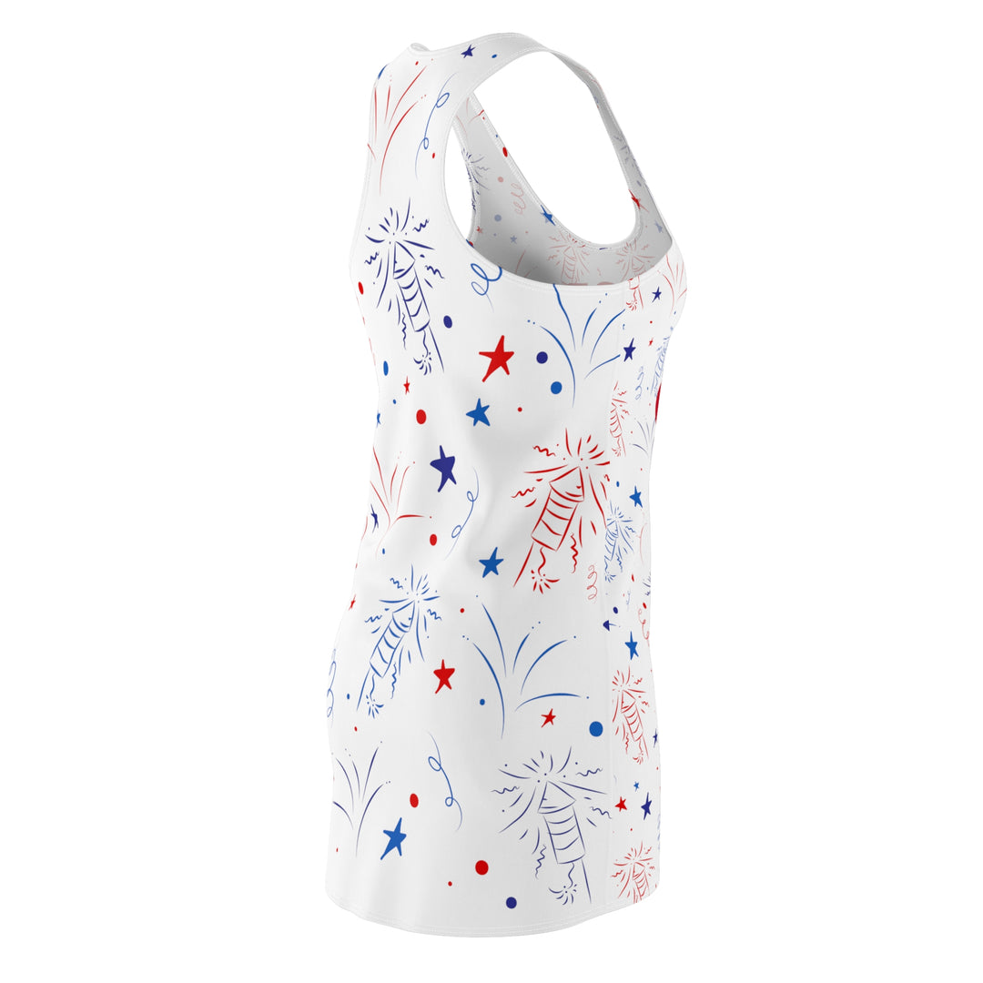 Fire Cracker Women's Cut & Sew Racerback Dress (AOP)