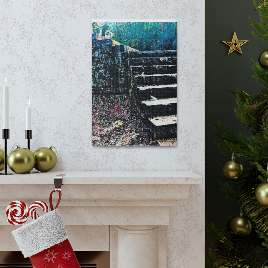 Take the High Road in pastels Canvas Gallery Wraps
