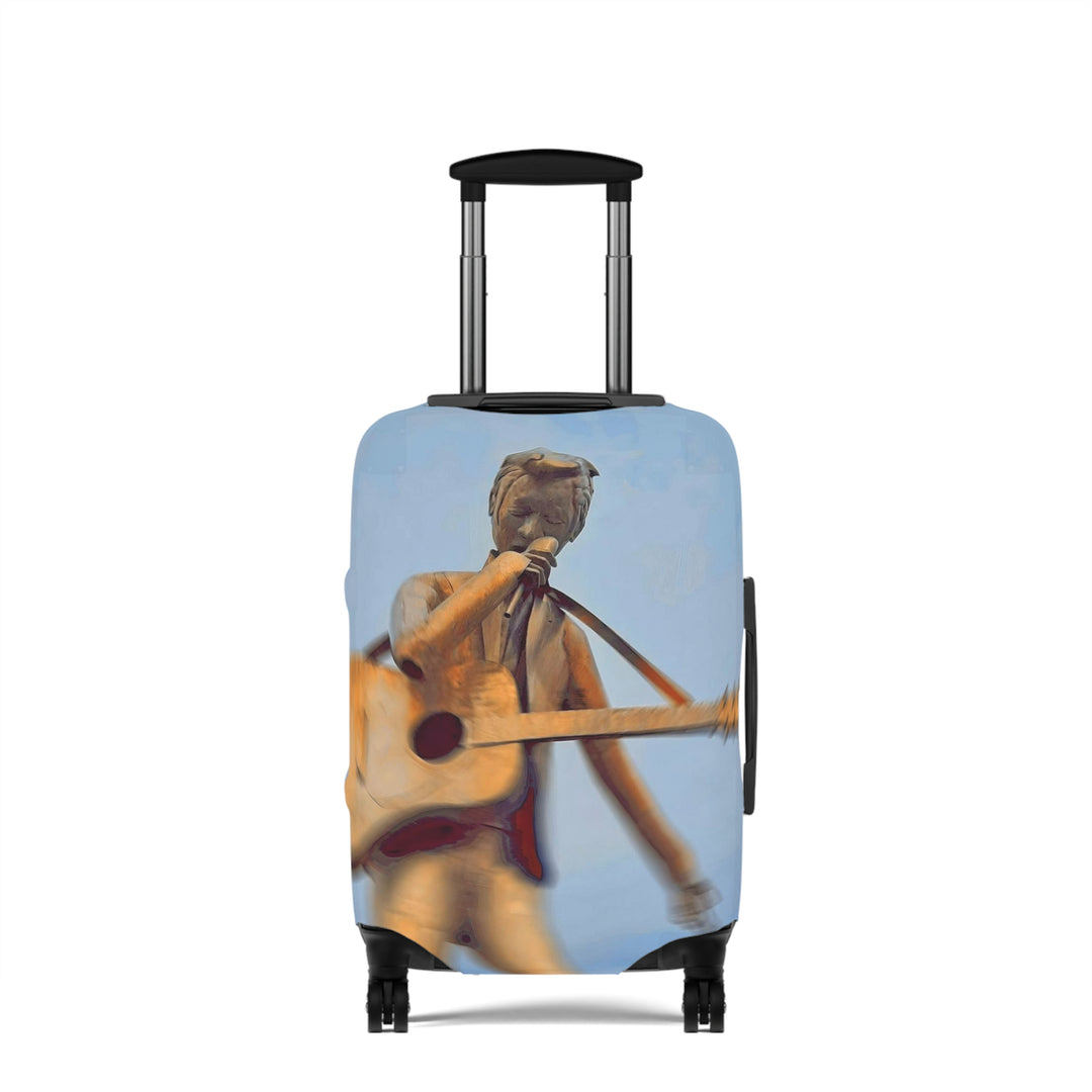 Singing River Sculpture Luggage Cover