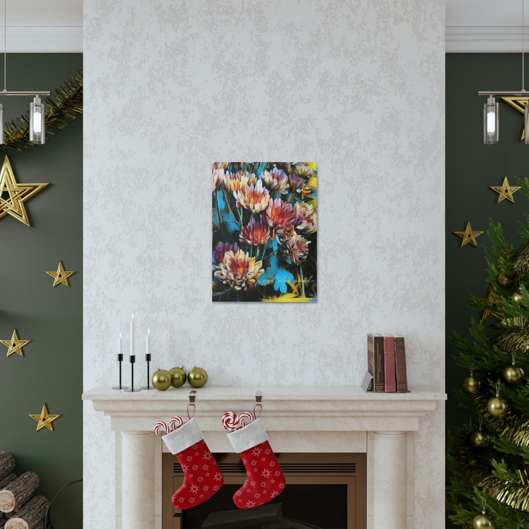 Corinthian Mums Canvas Gallery Wraps