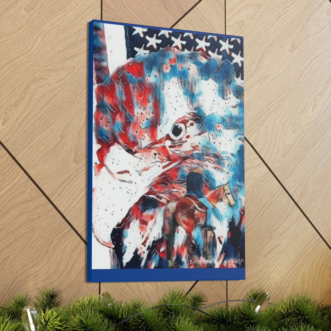 America Strong and Free Canvas Gallery Wraps
