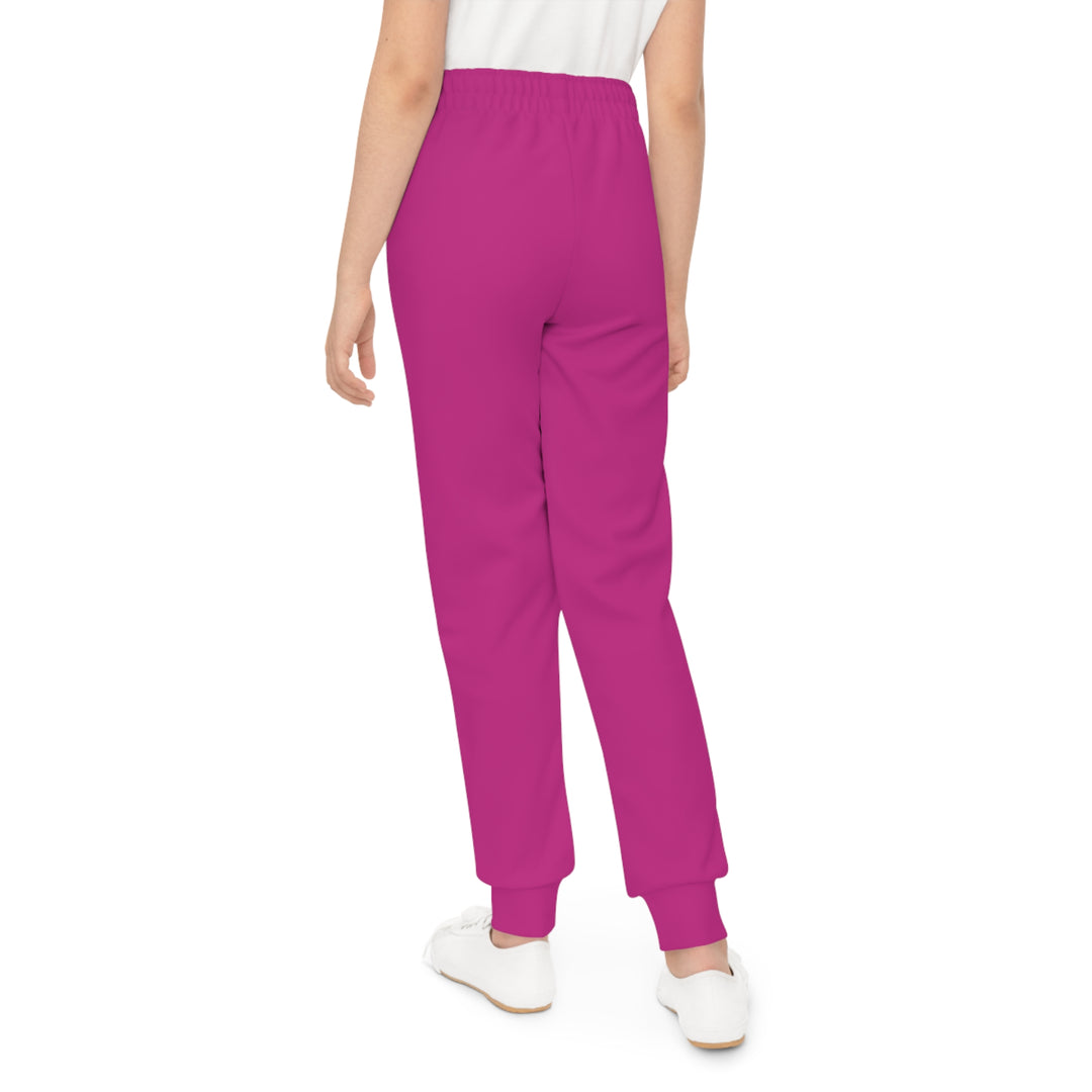 Dark Pink Sassy Pants Youth Joggers (AOP)