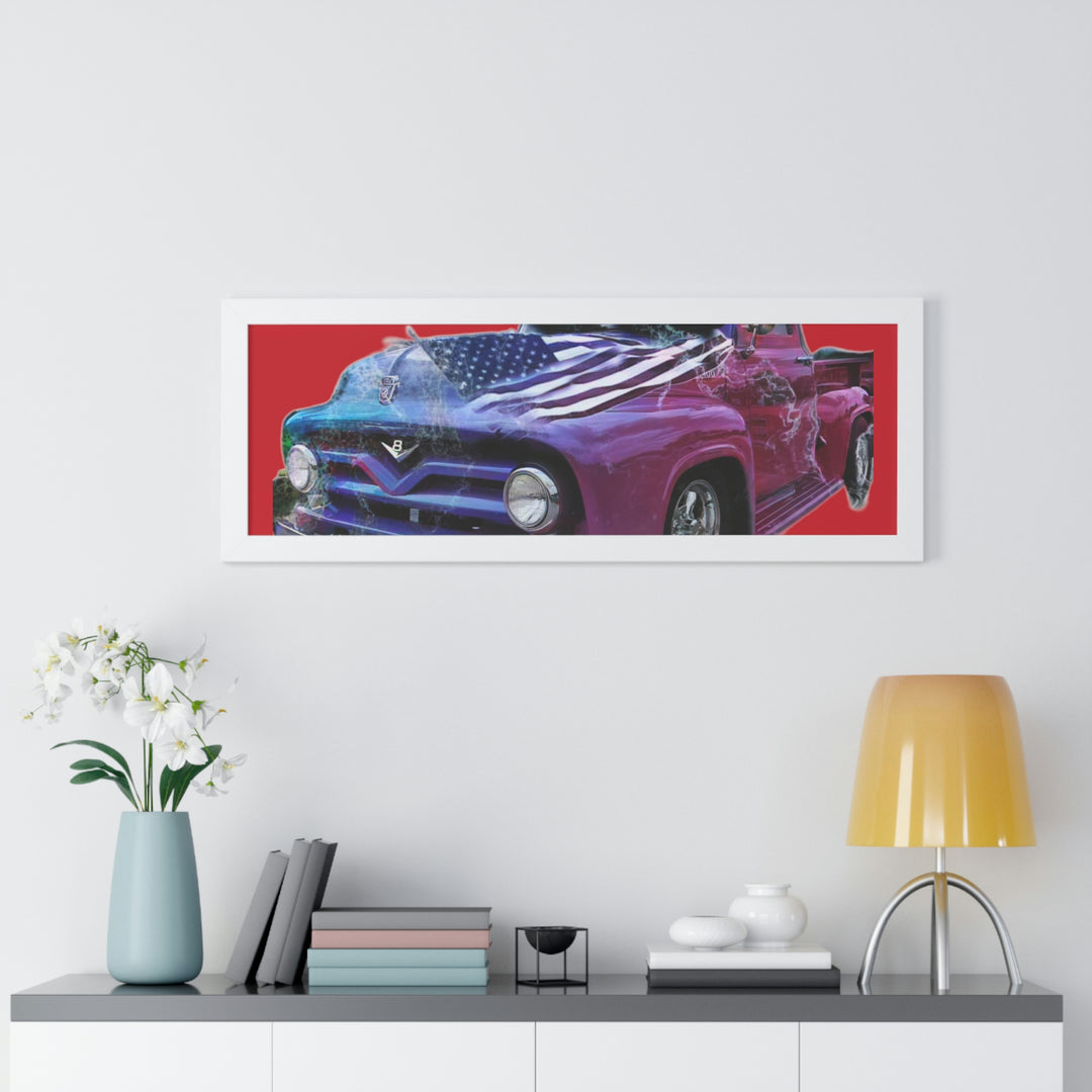 1956 Ford Truck Framed Horizontal Poster
