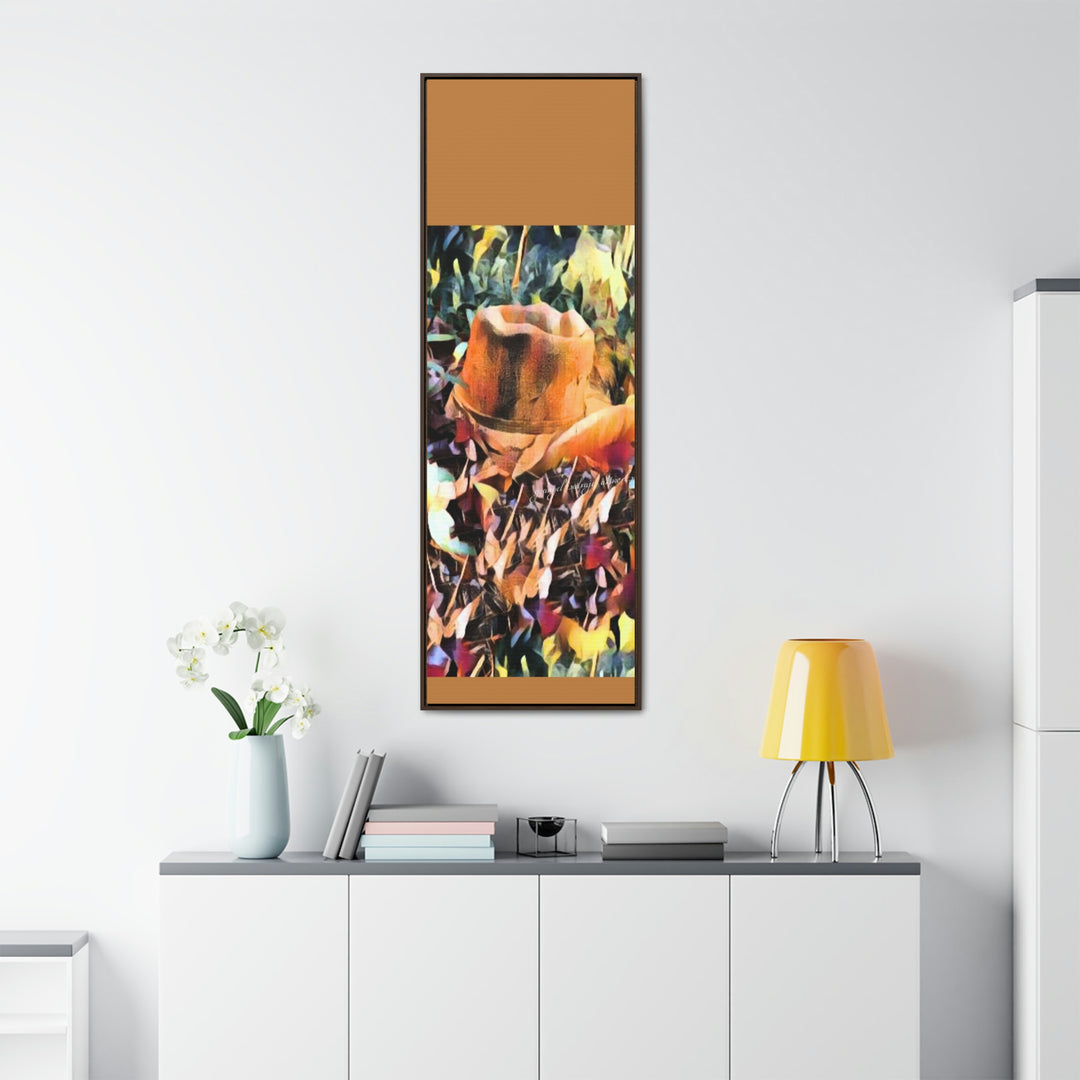 A Man's Hat Gallery Canvas Wraps, Vertical Frame