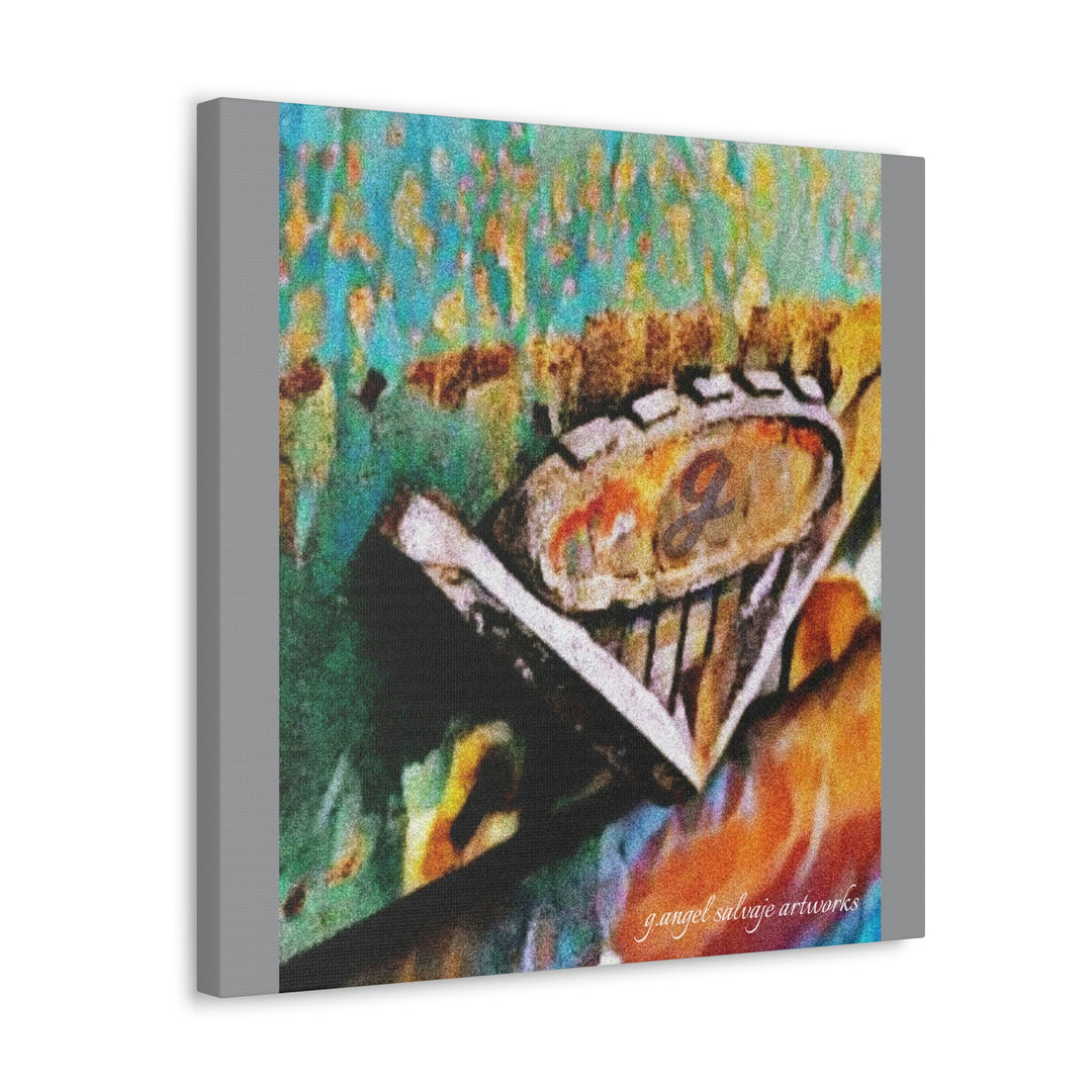 g's '63 V6 emblem on Canvas Gallery Wraps
