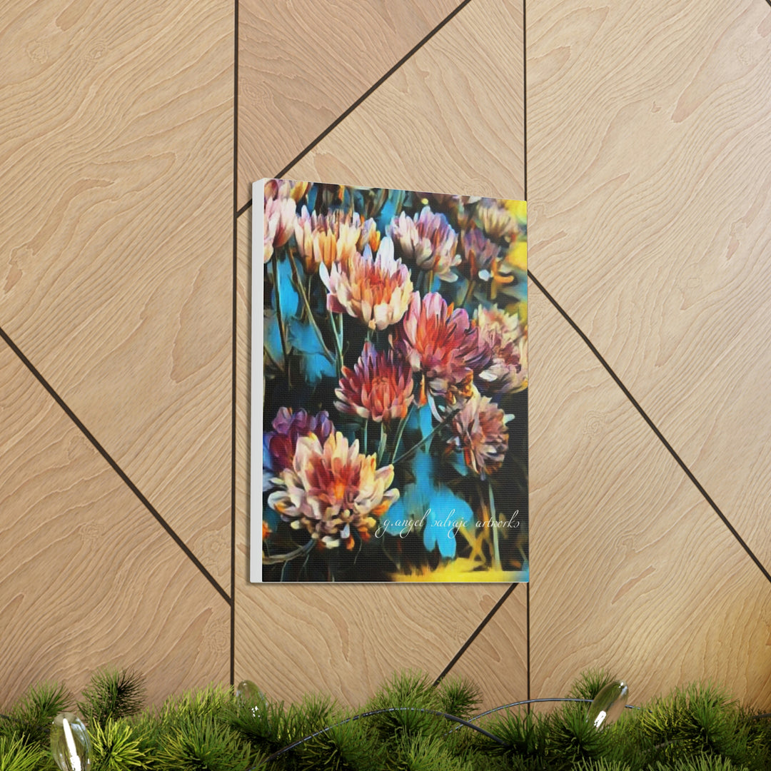 Corinthian Mums Canvas Gallery Wraps