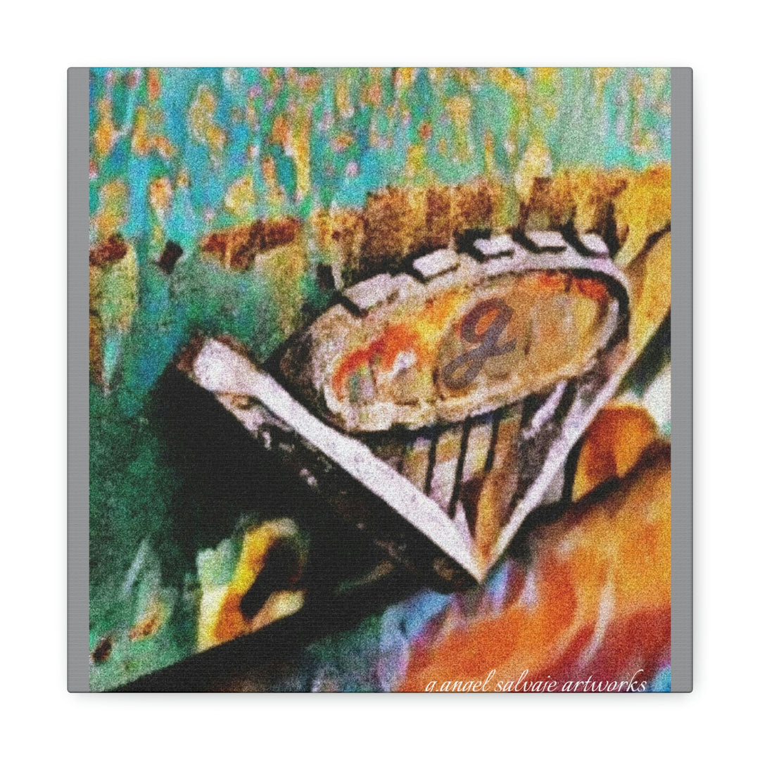 g's '63 V6 emblem on Canvas Gallery Wraps