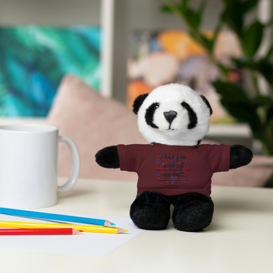My butt is bigger Stuffed Animals with Tee