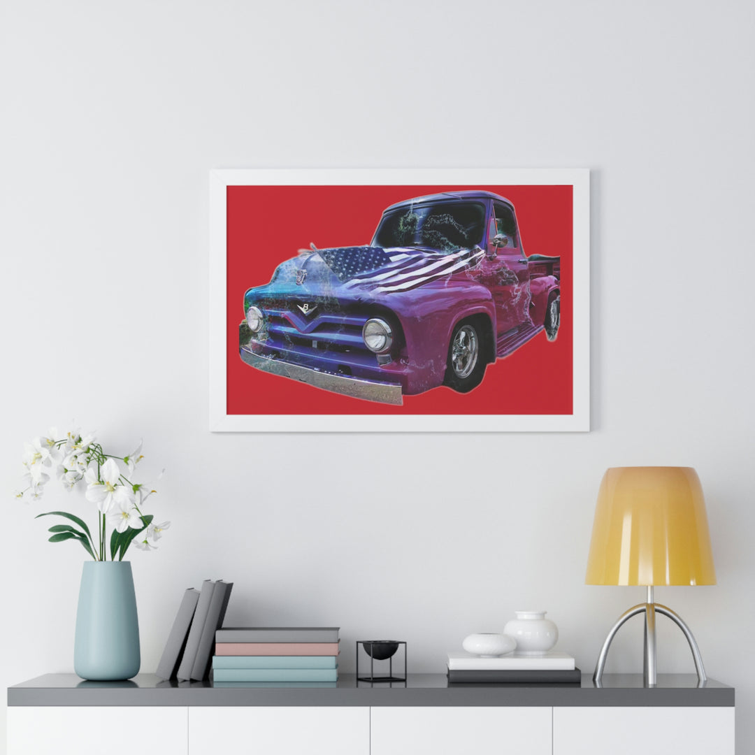 1956 Ford Truck Framed Horizontal Poster