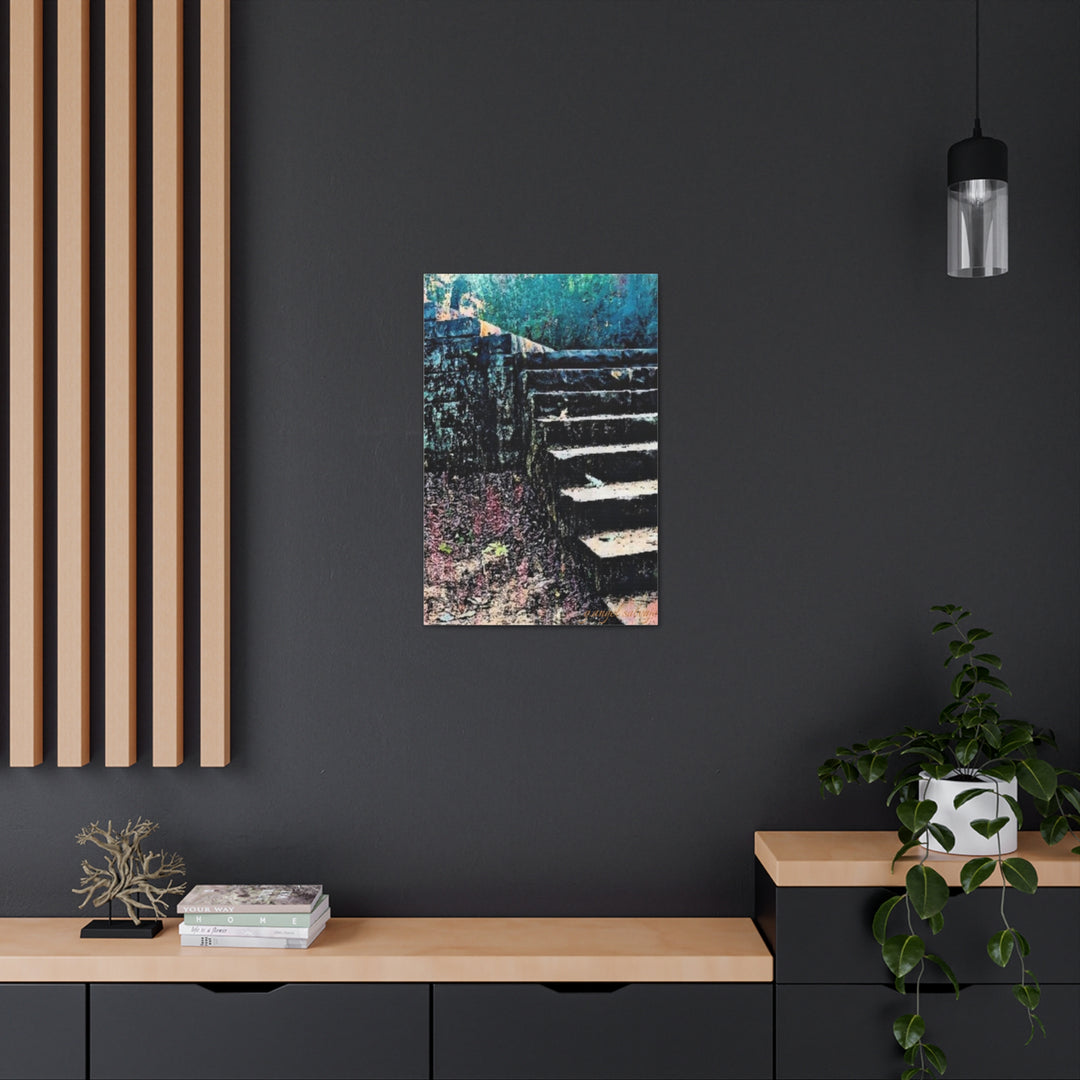 Take the High Road in pastels Canvas Gallery Wraps