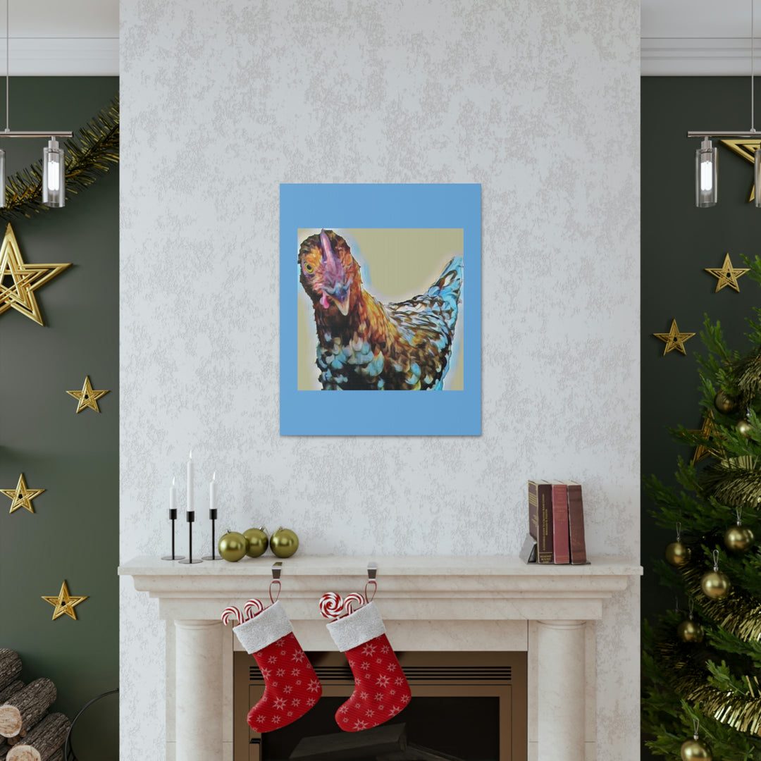 Spot the Hen on Canvas Gallery Wraps