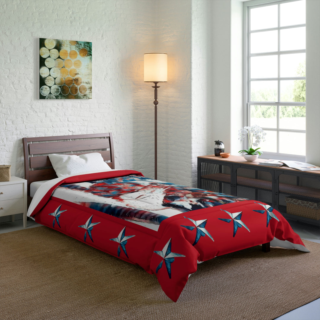America Land of the Free Comforter